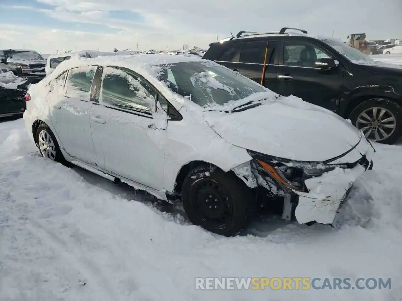 1 Photograph of a damaged car 5YFEPMAE3MP243316 TOYOTA COROLLA 2021