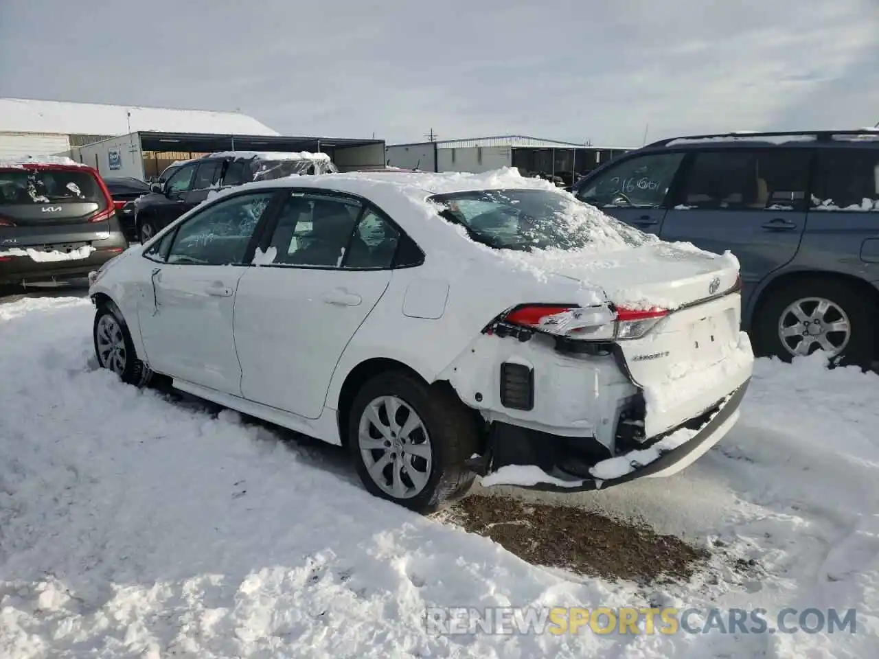 3 Photograph of a damaged car 5YFEPMAE3MP243316 TOYOTA COROLLA 2021