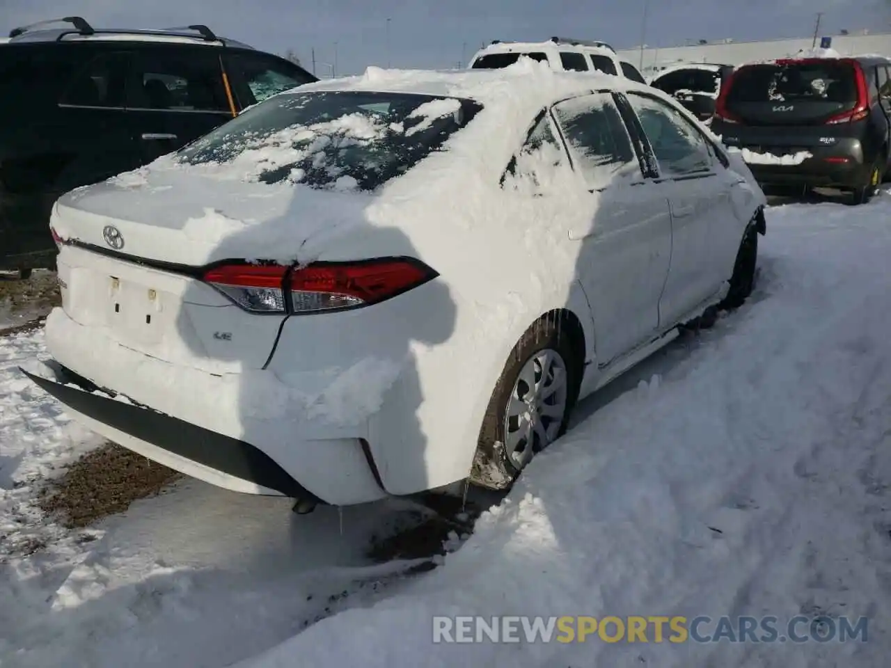 4 Фотография поврежденного автомобиля 5YFEPMAE3MP243316 TOYOTA COROLLA 2021