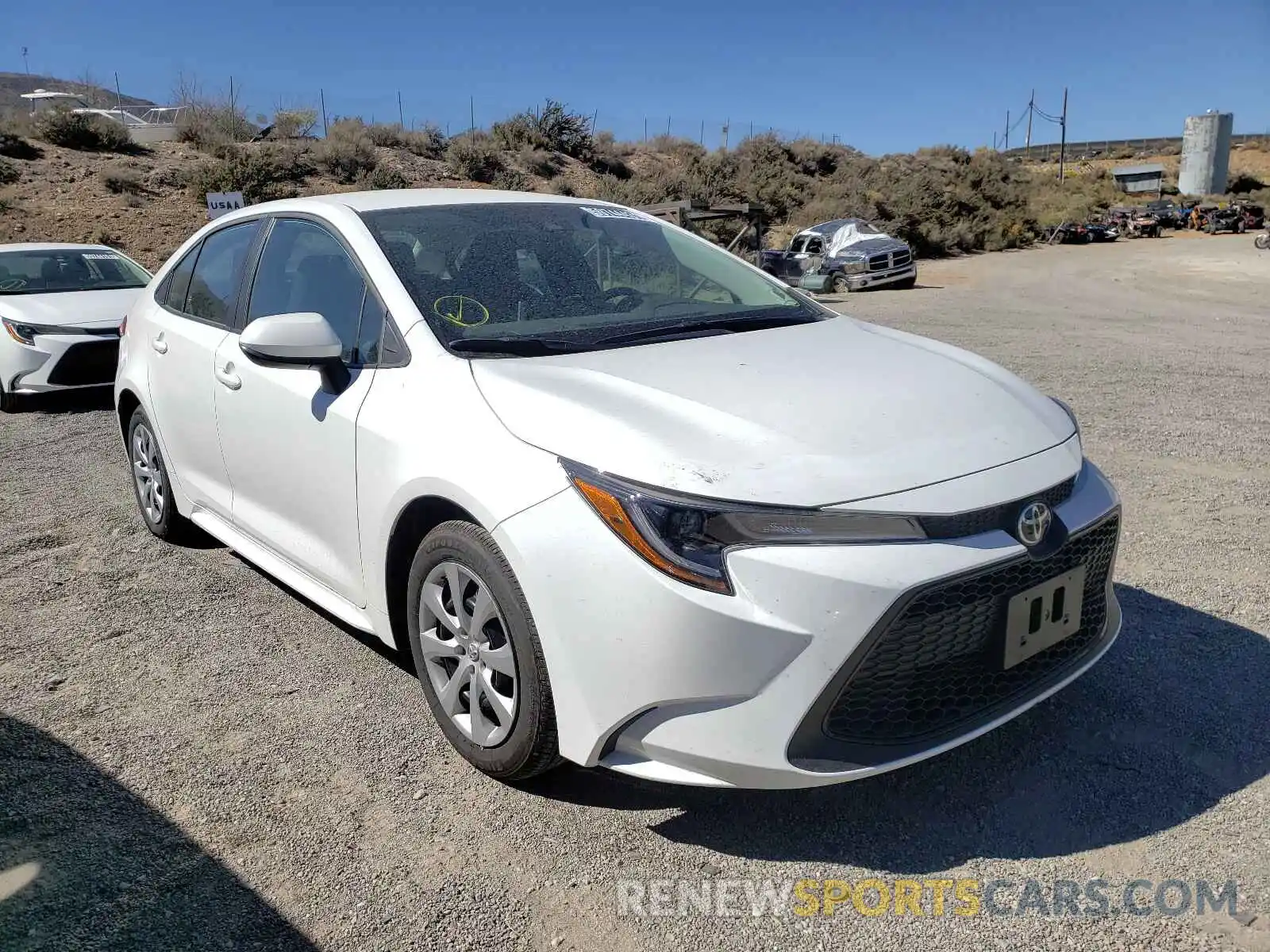 1 Photograph of a damaged car 5YFEPMAE3MP243493 TOYOTA COROLLA 2021