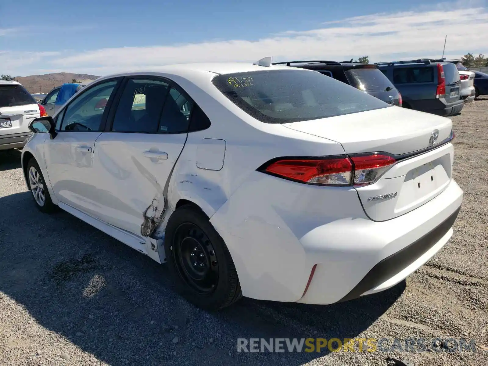 3 Photograph of a damaged car 5YFEPMAE3MP243493 TOYOTA COROLLA 2021