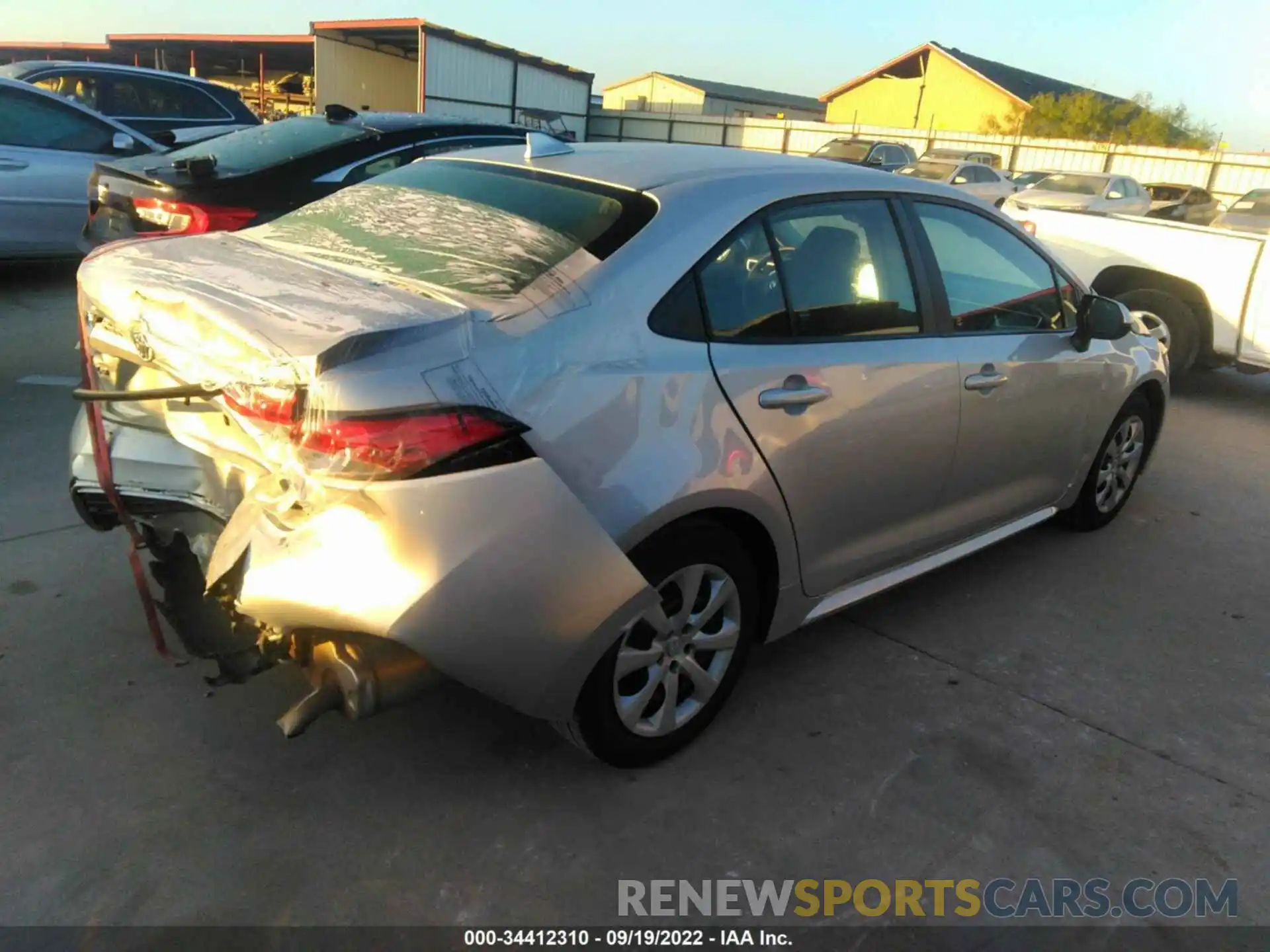 4 Photograph of a damaged car 5YFEPMAE3MP243607 TOYOTA COROLLA 2021