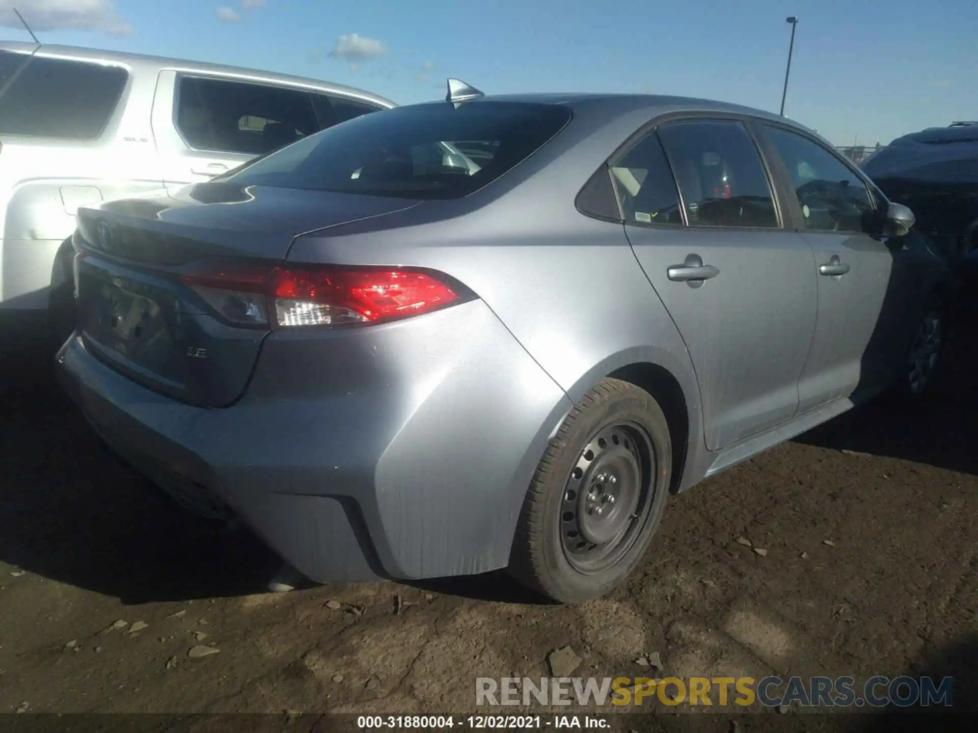 4 Photograph of a damaged car 5YFEPMAE3MP243994 TOYOTA COROLLA 2021