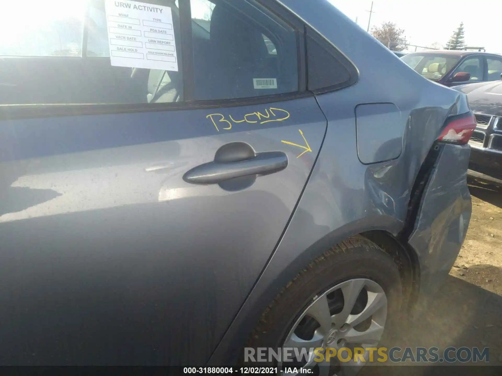 6 Photograph of a damaged car 5YFEPMAE3MP243994 TOYOTA COROLLA 2021