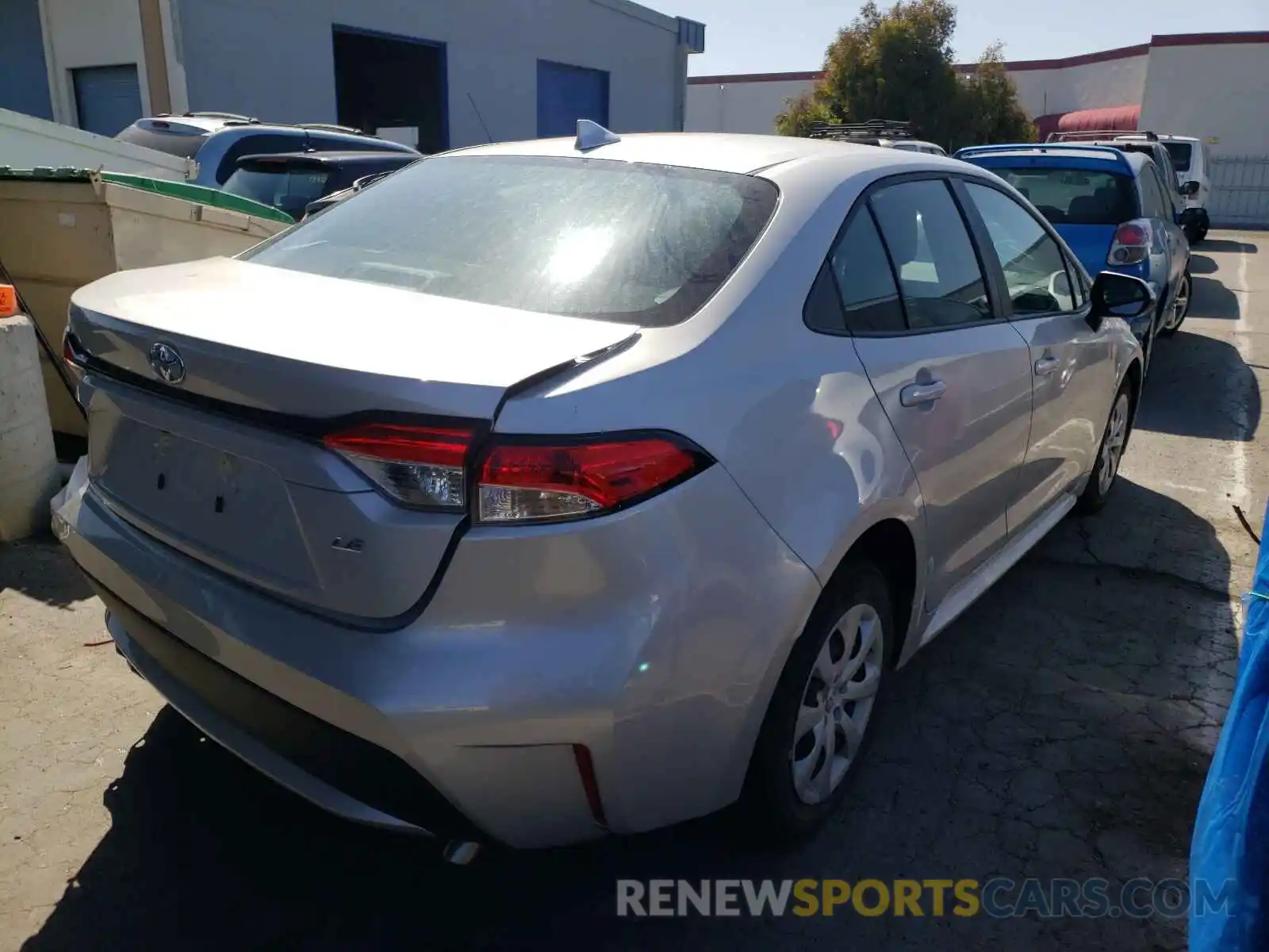 4 Photograph of a damaged car 5YFEPMAE3MP244837 TOYOTA COROLLA 2021