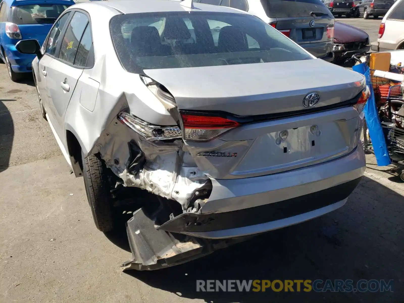 9 Photograph of a damaged car 5YFEPMAE3MP244837 TOYOTA COROLLA 2021