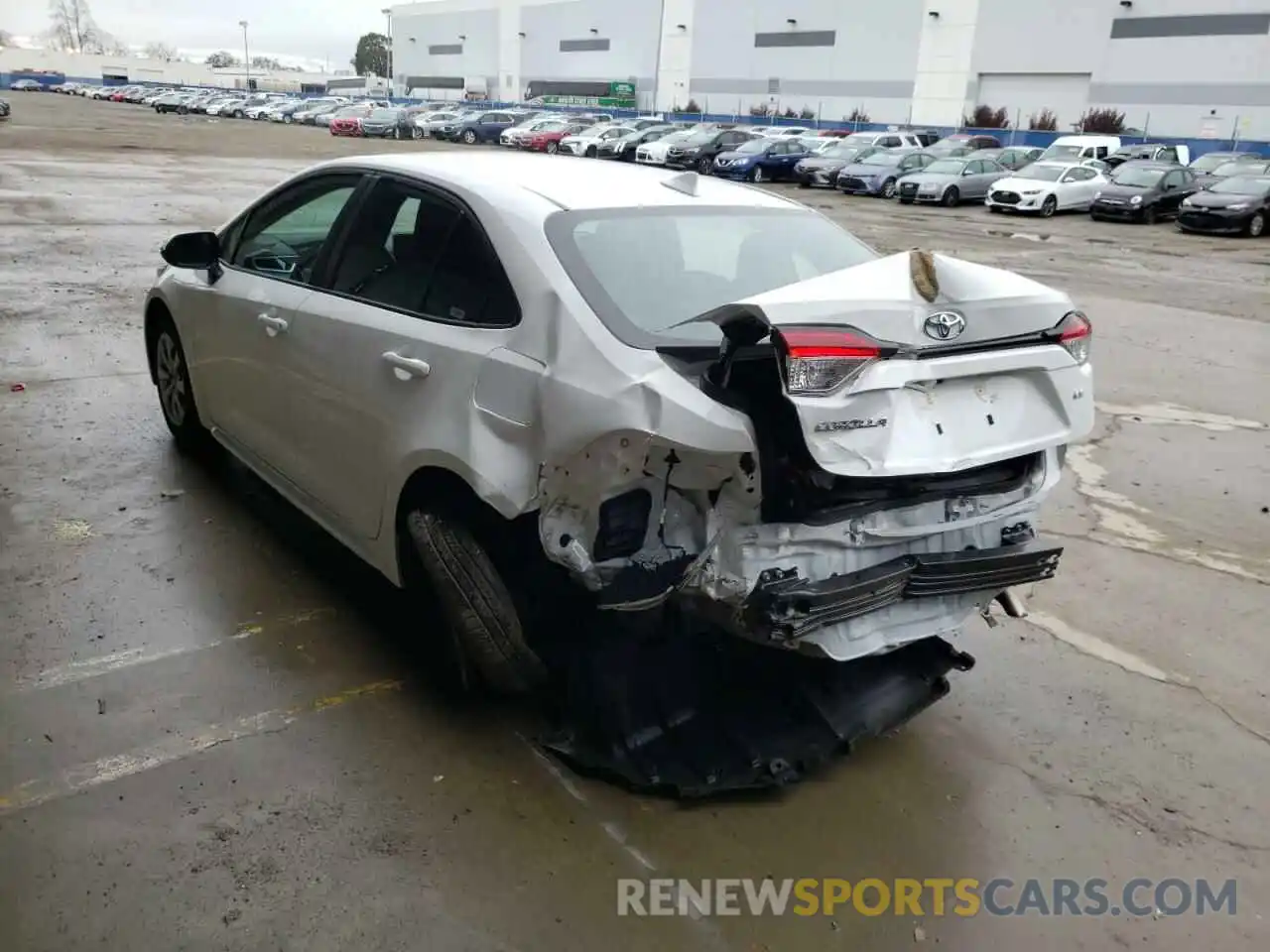 3 Photograph of a damaged car 5YFEPMAE3MP244899 TOYOTA COROLLA 2021