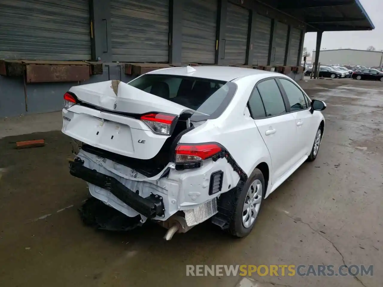 4 Photograph of a damaged car 5YFEPMAE3MP244899 TOYOTA COROLLA 2021