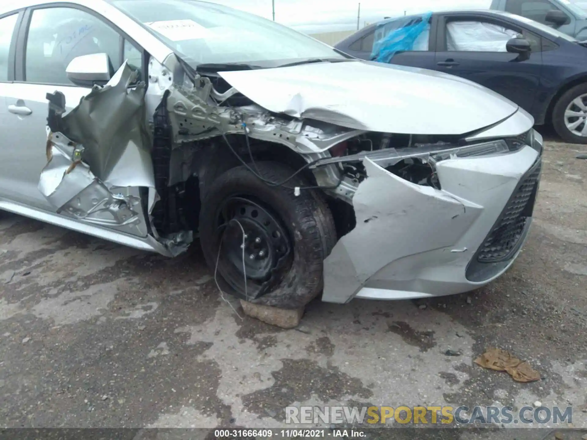 6 Photograph of a damaged car 5YFEPMAE3MP246510 TOYOTA COROLLA 2021