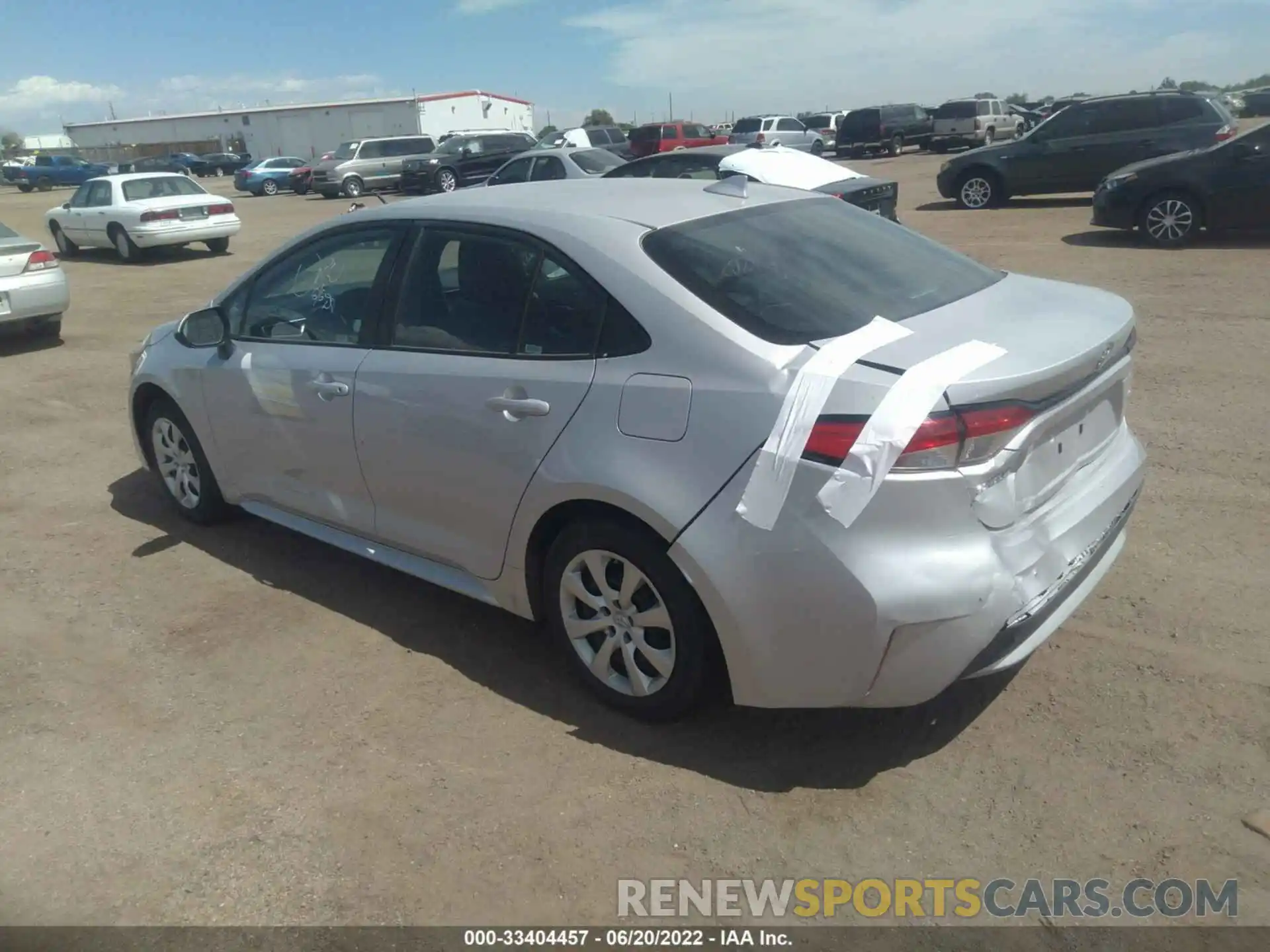 3 Photograph of a damaged car 5YFEPMAE3MP246801 TOYOTA COROLLA 2021