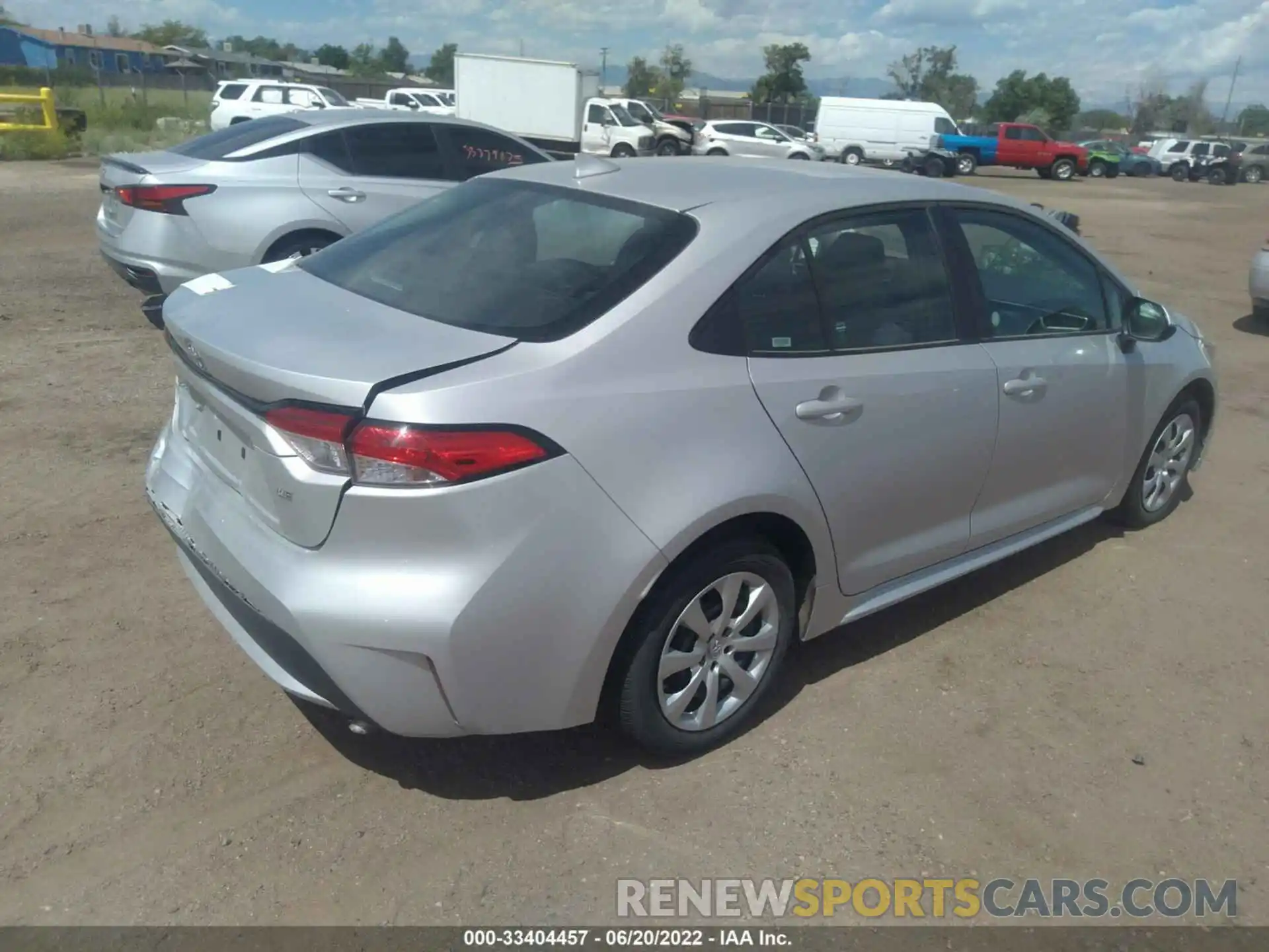 4 Photograph of a damaged car 5YFEPMAE3MP246801 TOYOTA COROLLA 2021