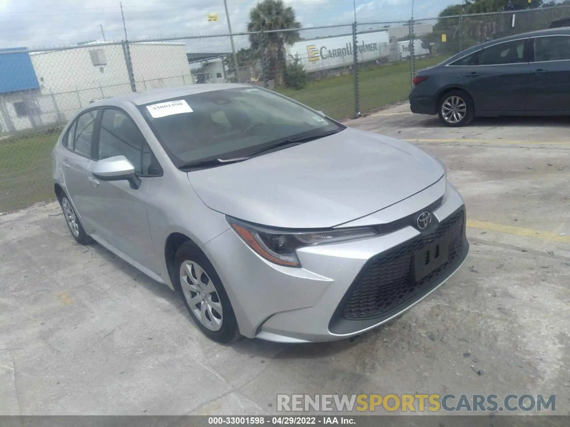 1 Photograph of a damaged car 5YFEPMAE3MP247172 TOYOTA COROLLA 2021