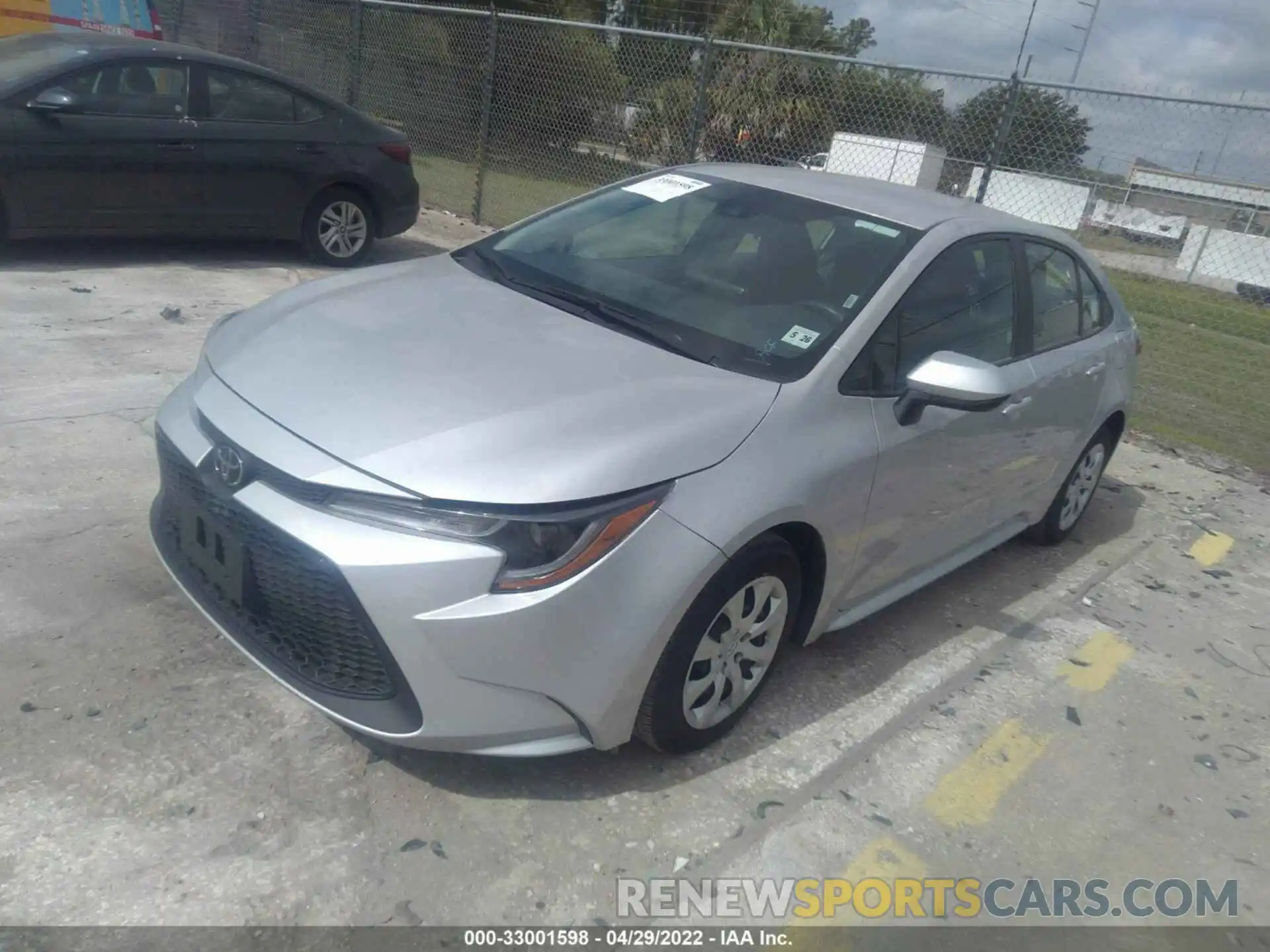 2 Photograph of a damaged car 5YFEPMAE3MP247172 TOYOTA COROLLA 2021