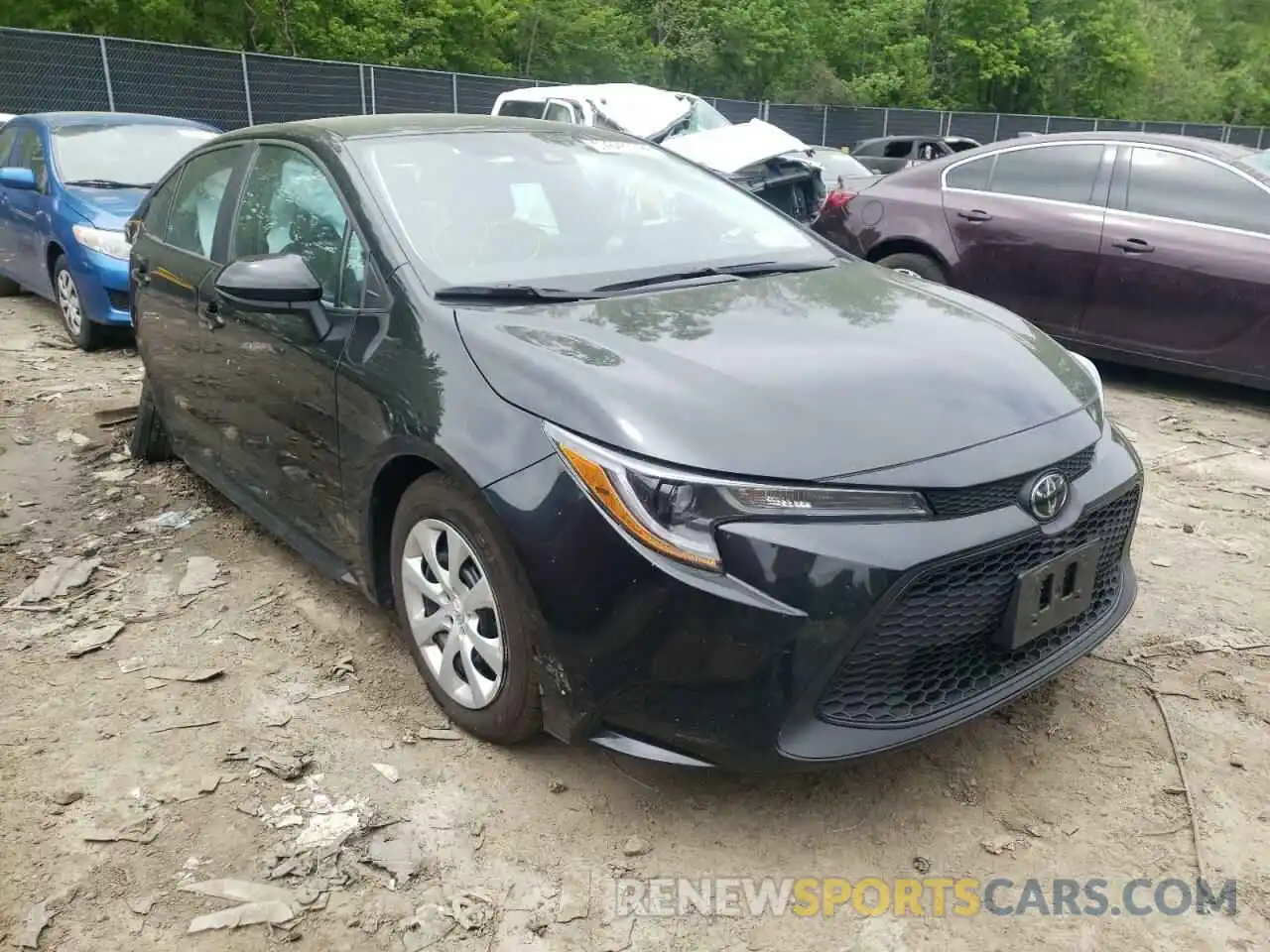 1 Photograph of a damaged car 5YFEPMAE3MP247236 TOYOTA COROLLA 2021