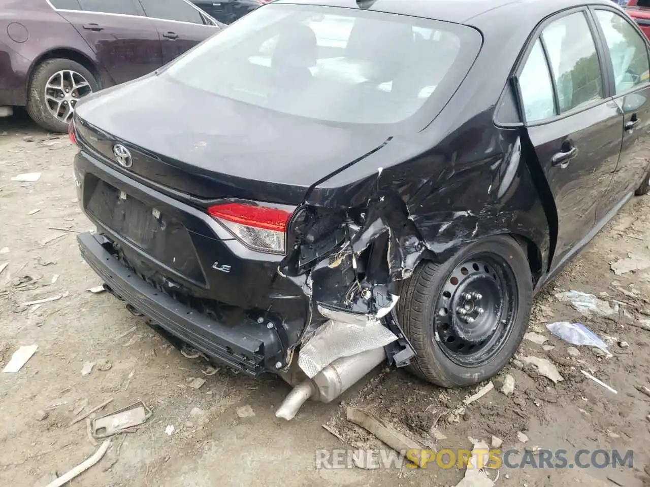 9 Photograph of a damaged car 5YFEPMAE3MP247236 TOYOTA COROLLA 2021