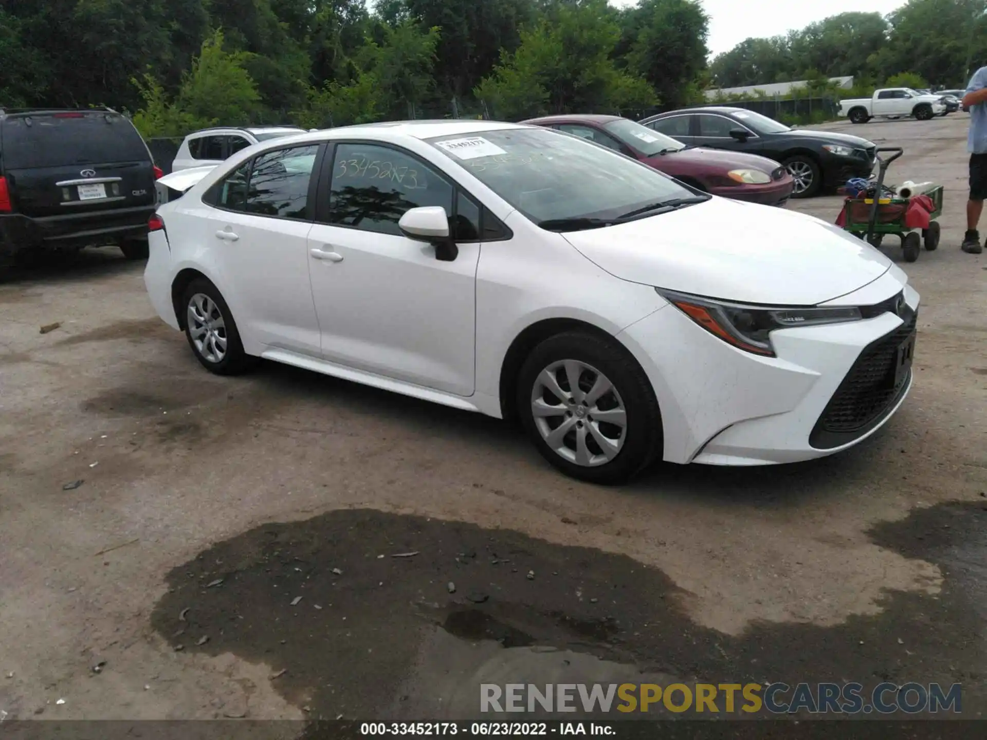 1 Photograph of a damaged car 5YFEPMAE3MP247494 TOYOTA COROLLA 2021