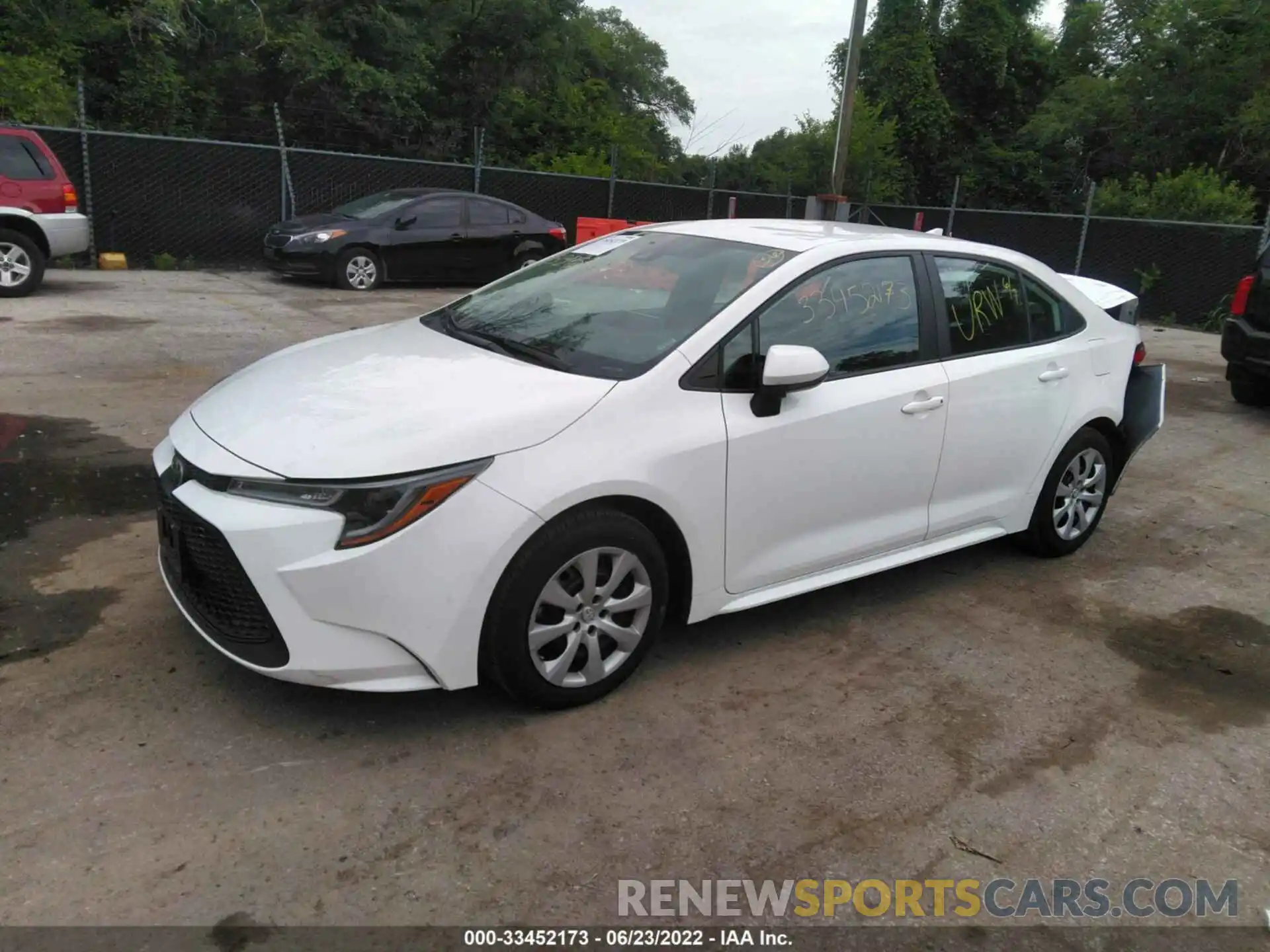 2 Photograph of a damaged car 5YFEPMAE3MP247494 TOYOTA COROLLA 2021