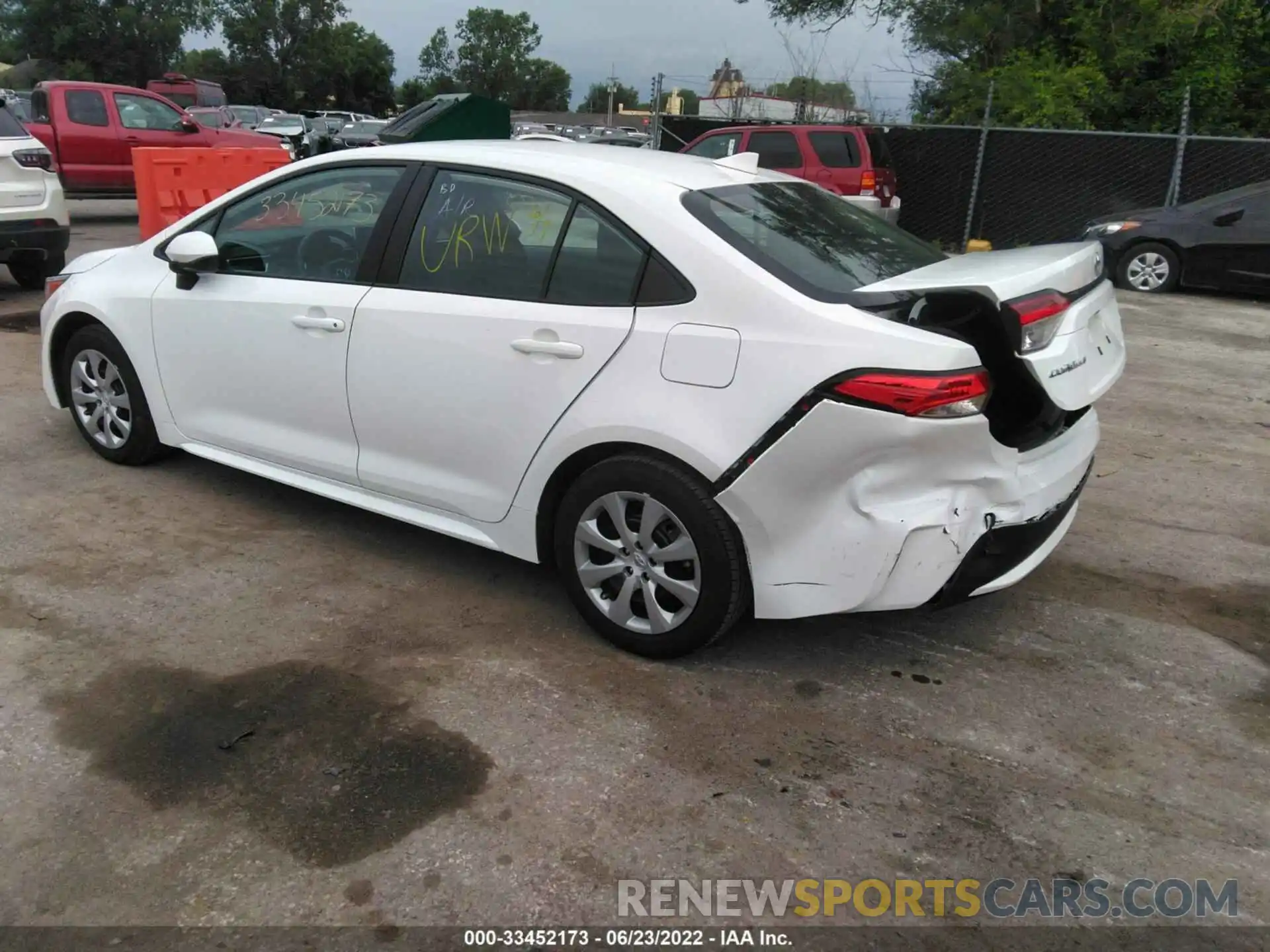 3 Photograph of a damaged car 5YFEPMAE3MP247494 TOYOTA COROLLA 2021