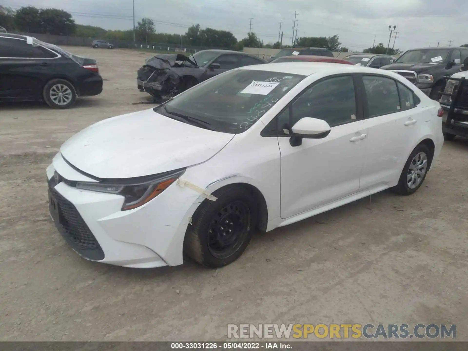 2 Photograph of a damaged car 5YFEPMAE3MP248516 TOYOTA COROLLA 2021