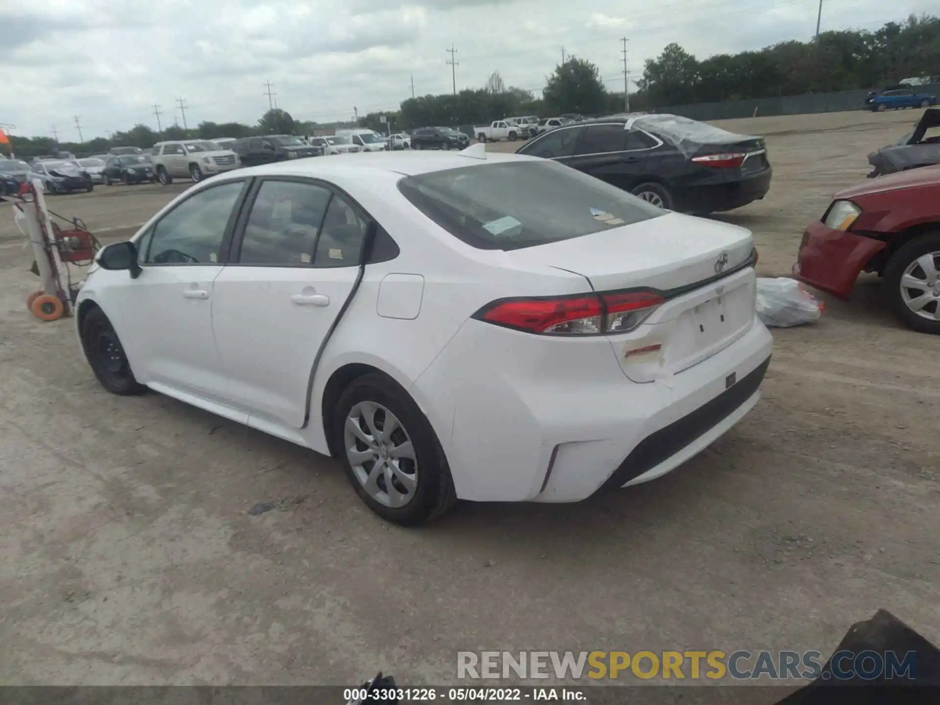 3 Photograph of a damaged car 5YFEPMAE3MP248516 TOYOTA COROLLA 2021