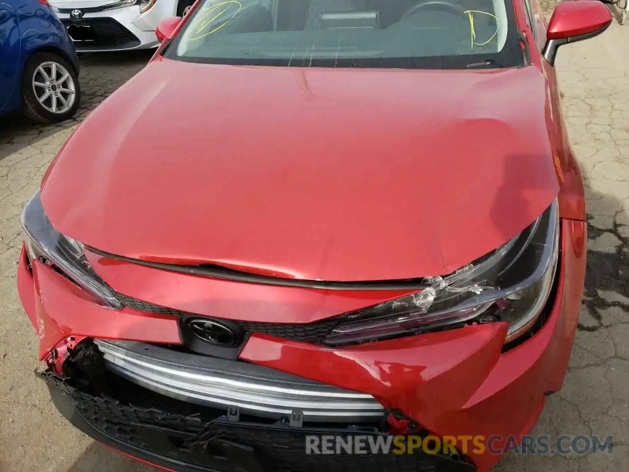 9 Photograph of a damaged car 5YFEPMAE3MP248600 TOYOTA COROLLA 2021