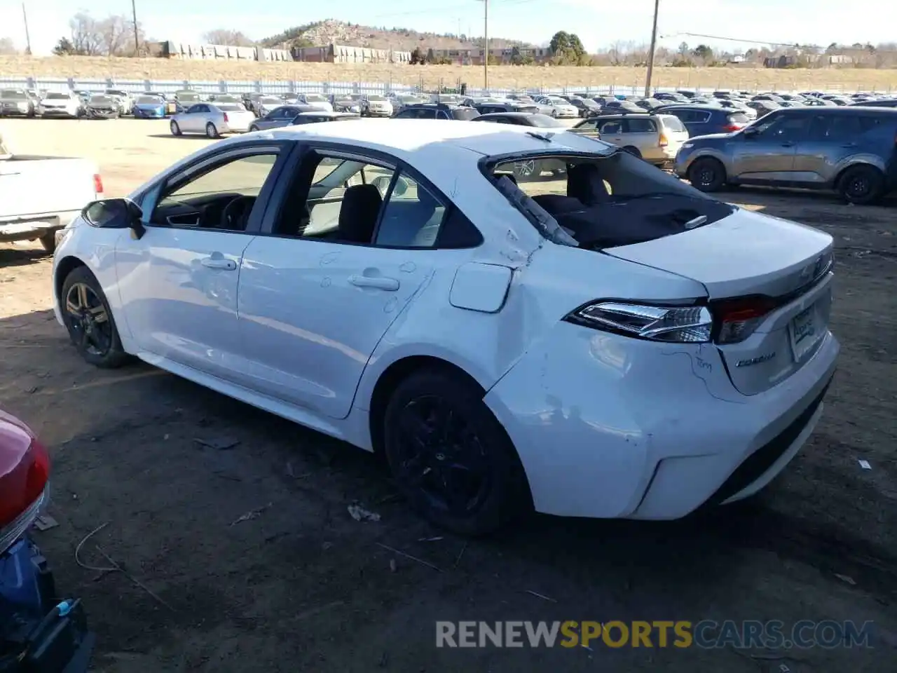 2 Photograph of a damaged car 5YFEPMAE3MP249570 TOYOTA COROLLA 2021