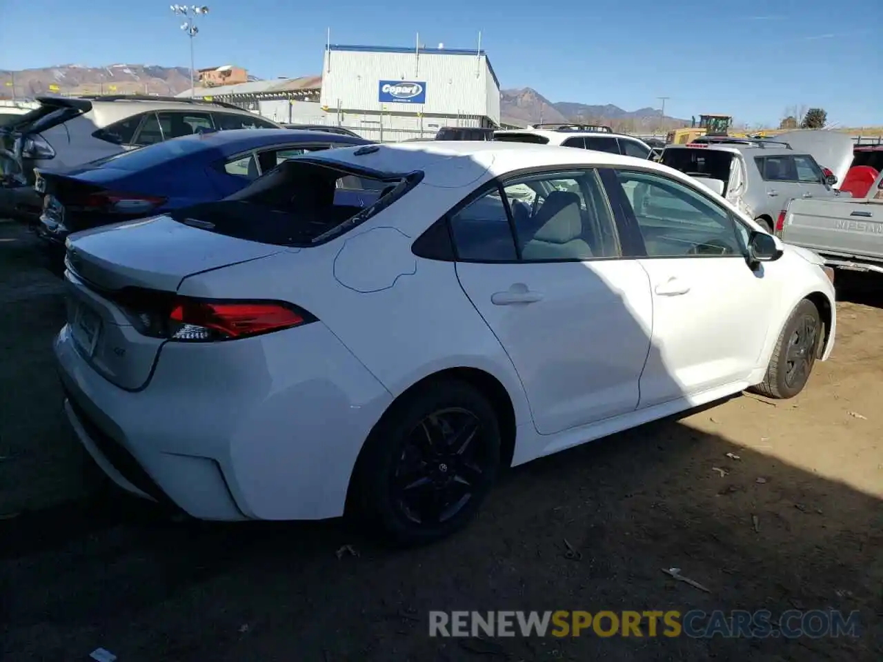 3 Photograph of a damaged car 5YFEPMAE3MP249570 TOYOTA COROLLA 2021