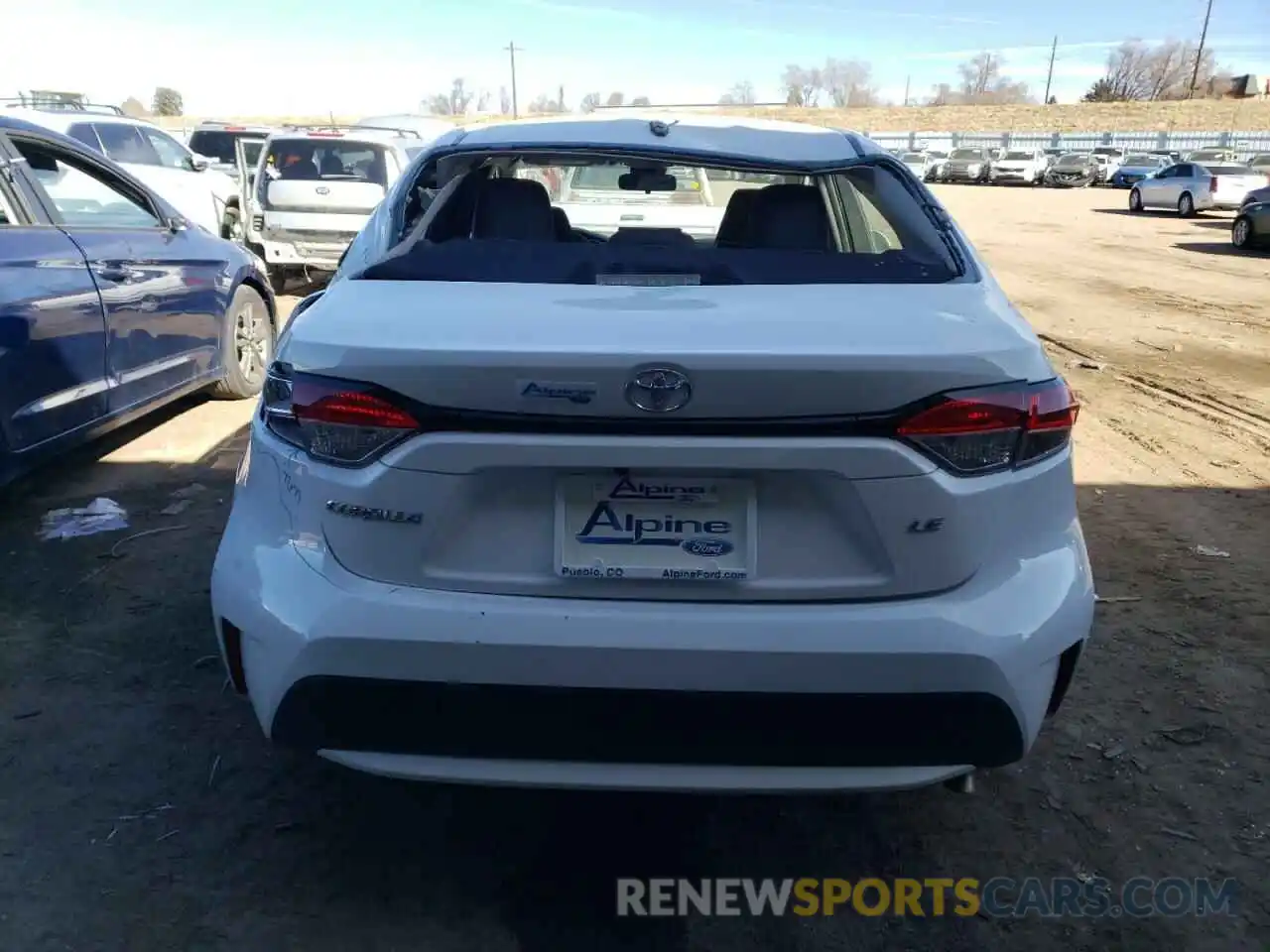 6 Photograph of a damaged car 5YFEPMAE3MP249570 TOYOTA COROLLA 2021