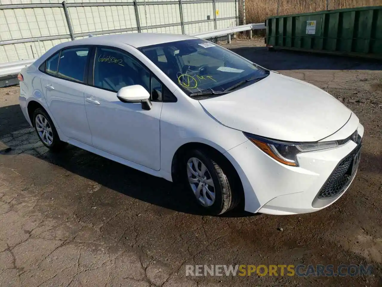 4 Photograph of a damaged car 5YFEPMAE3MP249598 TOYOTA COROLLA 2021