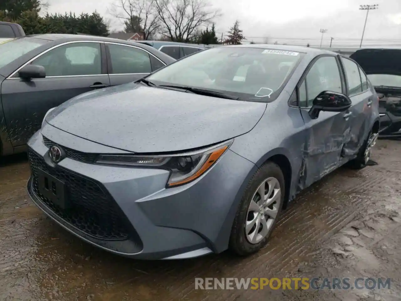 2 Photograph of a damaged car 5YFEPMAE3MP249682 TOYOTA COROLLA 2021