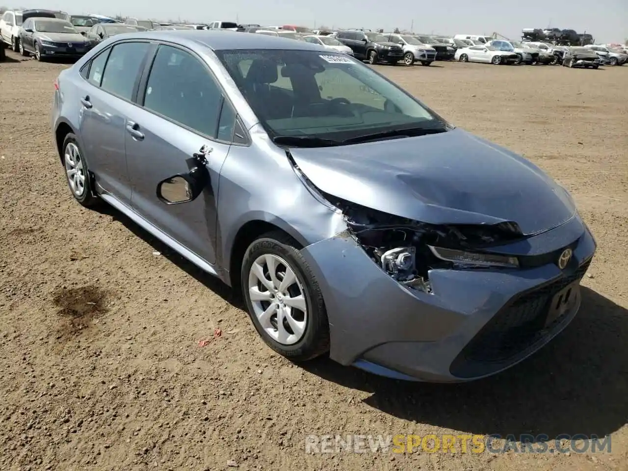 1 Photograph of a damaged car 5YFEPMAE3MP249715 TOYOTA COROLLA 2021