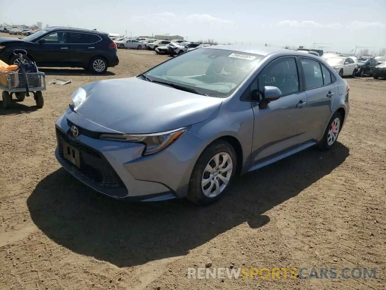 2 Photograph of a damaged car 5YFEPMAE3MP249715 TOYOTA COROLLA 2021