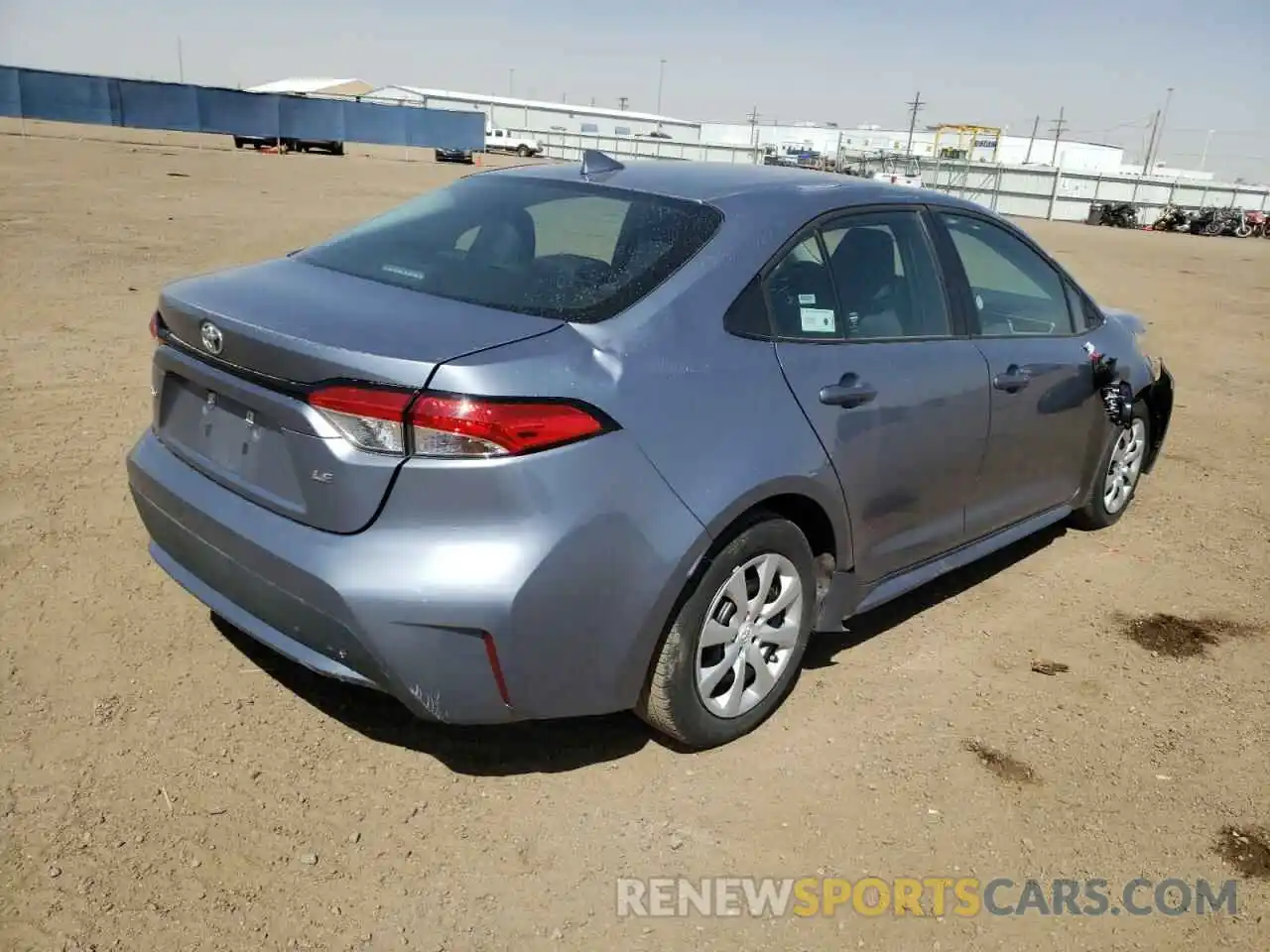 4 Photograph of a damaged car 5YFEPMAE3MP249715 TOYOTA COROLLA 2021