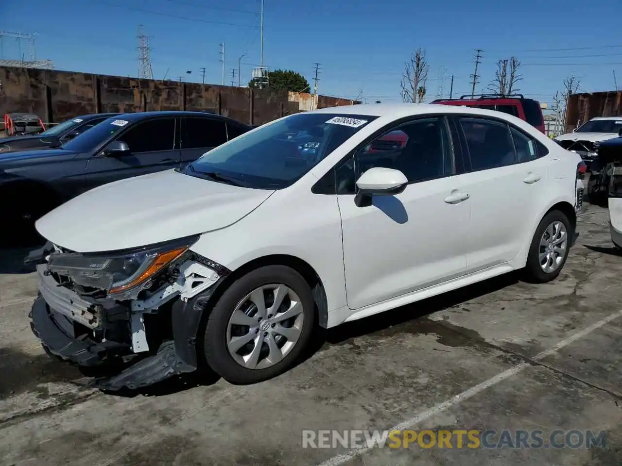 1 Photograph of a damaged car 5YFEPMAE3MP249732 TOYOTA COROLLA 2021