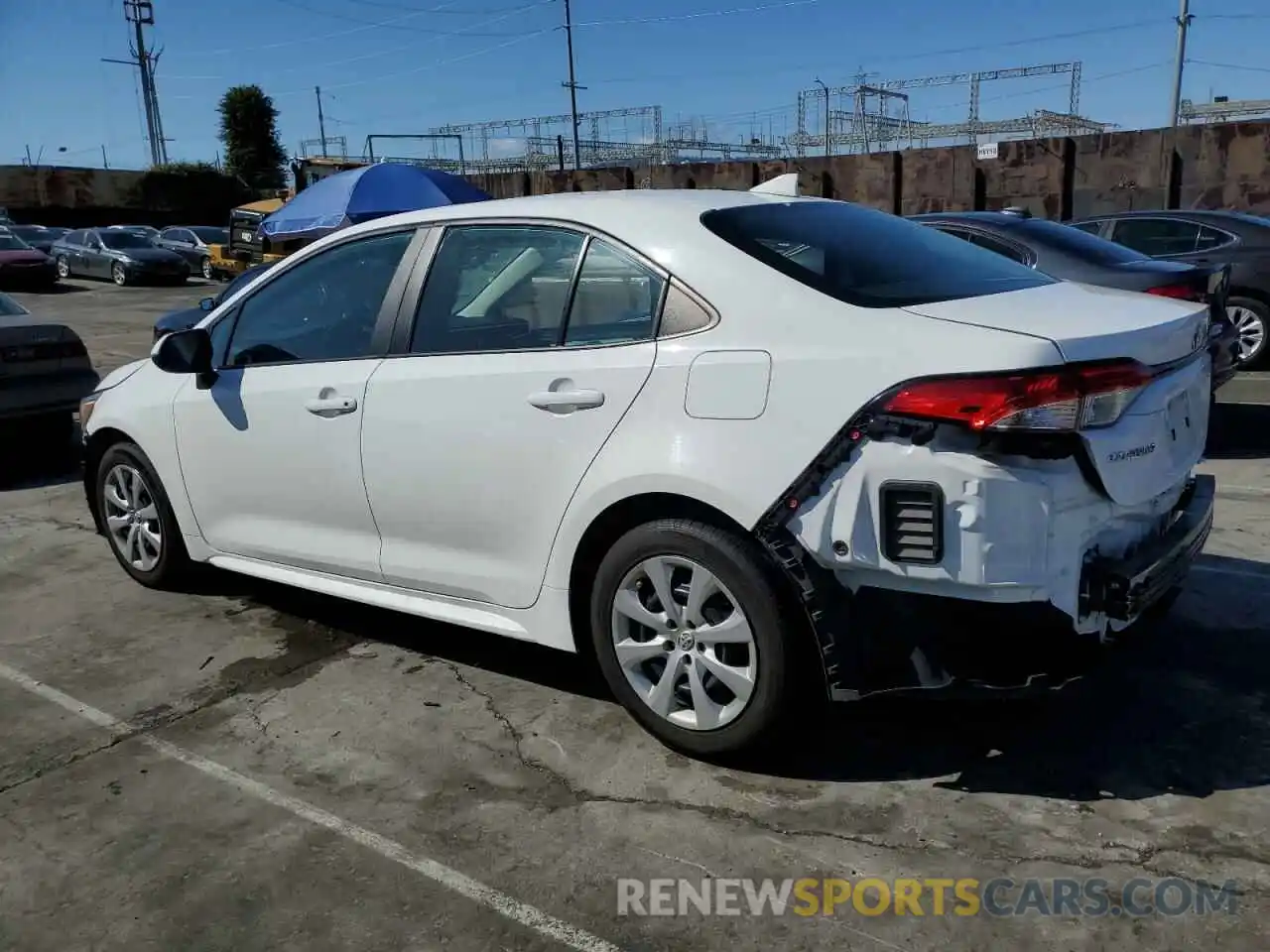 2 Photograph of a damaged car 5YFEPMAE3MP249732 TOYOTA COROLLA 2021