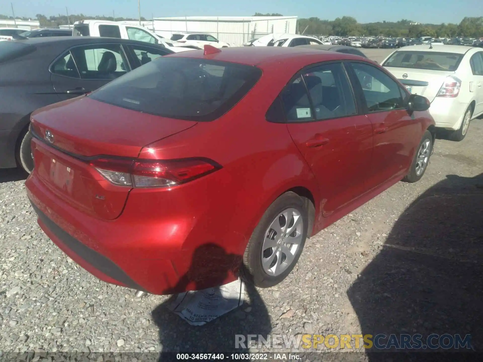 4 Photograph of a damaged car 5YFEPMAE3MP250735 TOYOTA COROLLA 2021