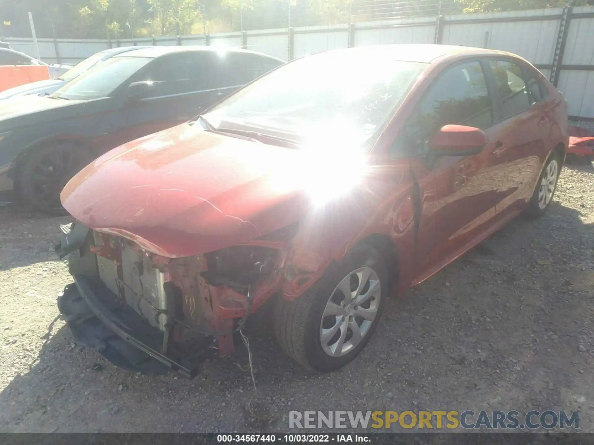 6 Photograph of a damaged car 5YFEPMAE3MP250735 TOYOTA COROLLA 2021