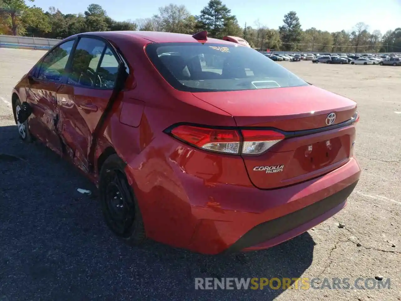 3 Photograph of a damaged car 5YFEPMAE3MP251089 TOYOTA COROLLA 2021