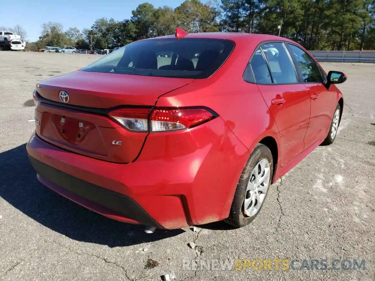 4 Photograph of a damaged car 5YFEPMAE3MP251089 TOYOTA COROLLA 2021