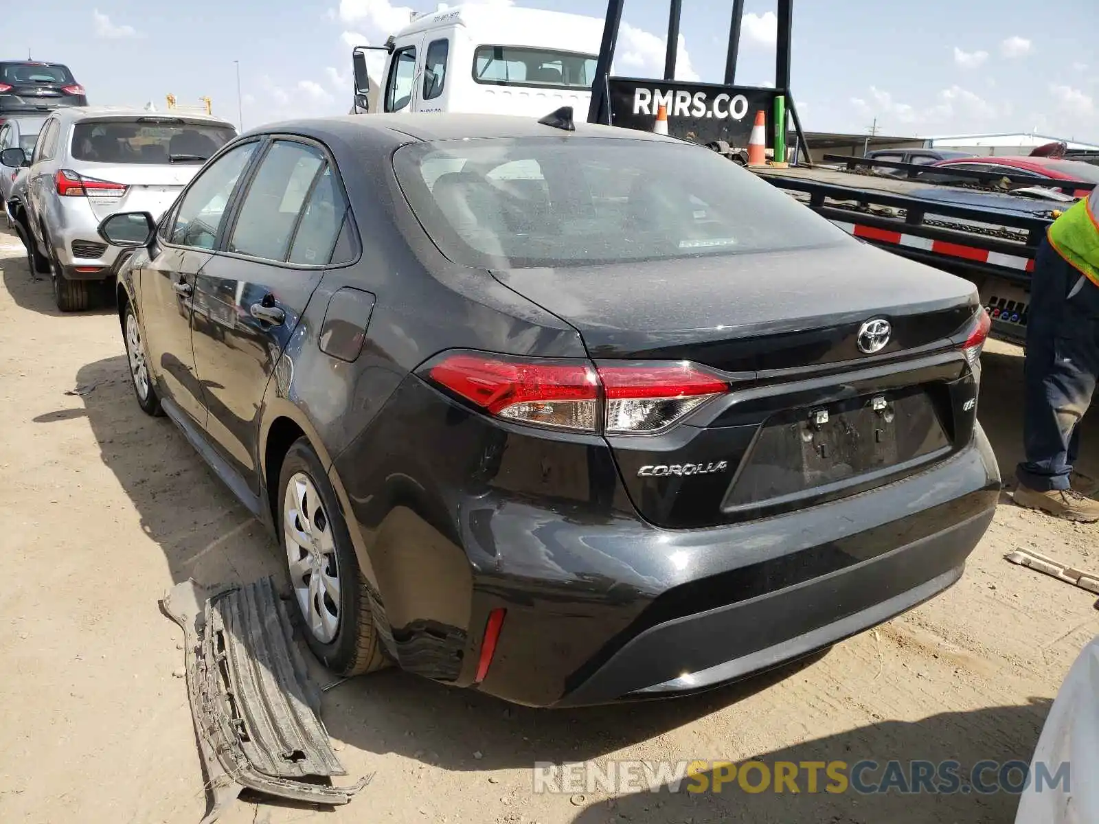 3 Photograph of a damaged car 5YFEPMAE3MP251447 TOYOTA COROLLA 2021