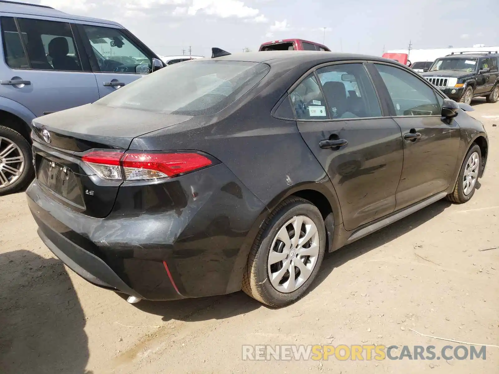 4 Photograph of a damaged car 5YFEPMAE3MP251447 TOYOTA COROLLA 2021