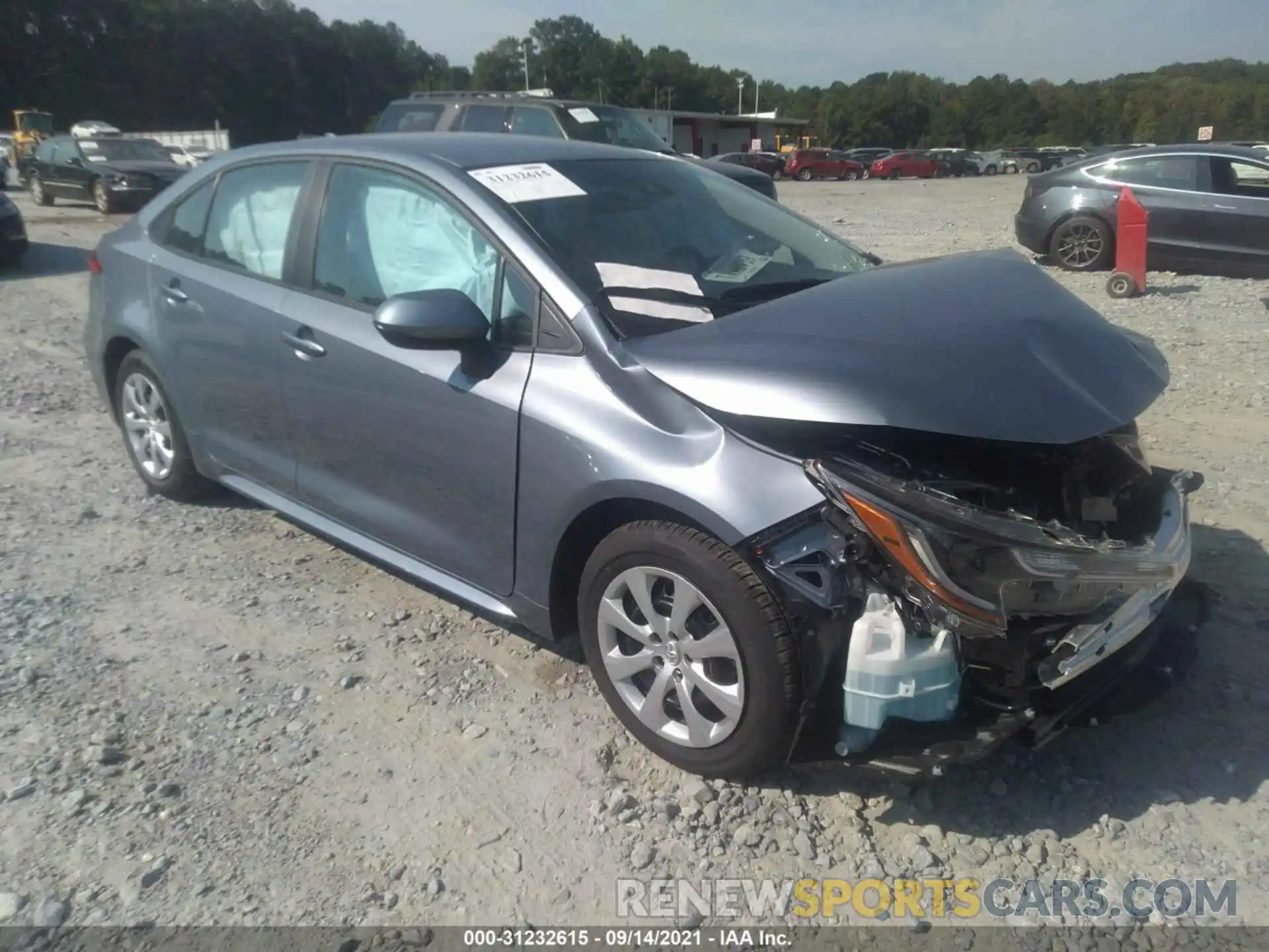 1 Photograph of a damaged car 5YFEPMAE3MP252937 TOYOTA COROLLA 2021