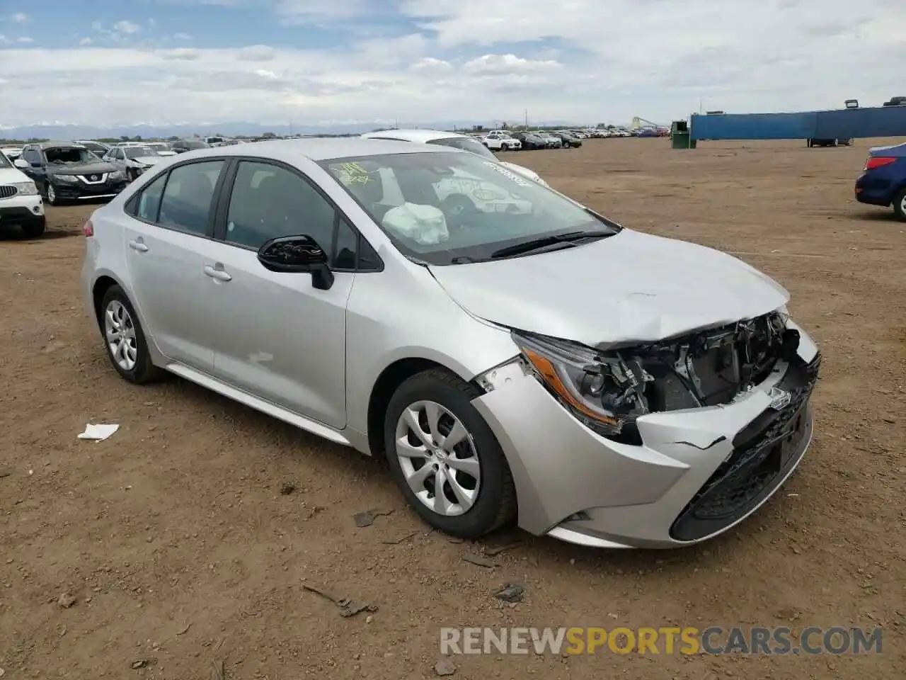 1 Photograph of a damaged car 5YFEPMAE3MP253635 TOYOTA COROLLA 2021