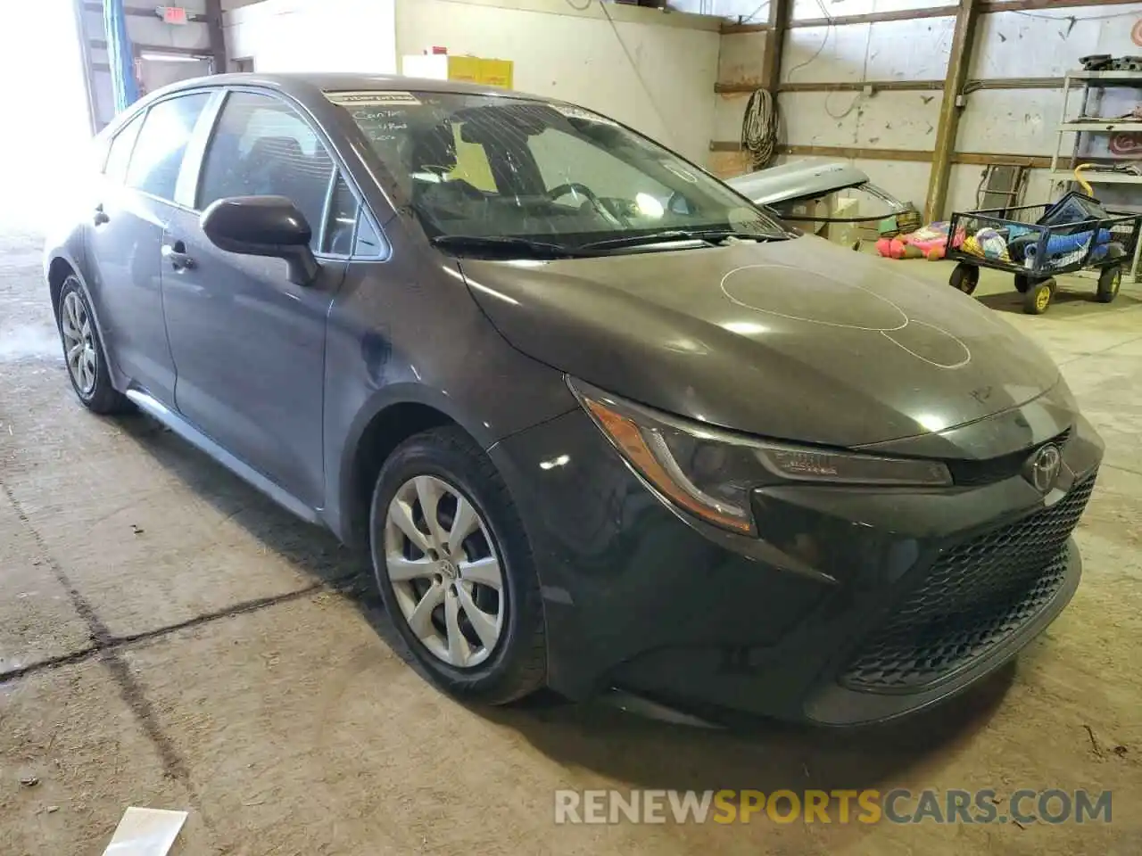 1 Photograph of a damaged car 5YFEPMAE3MP254249 TOYOTA COROLLA 2021