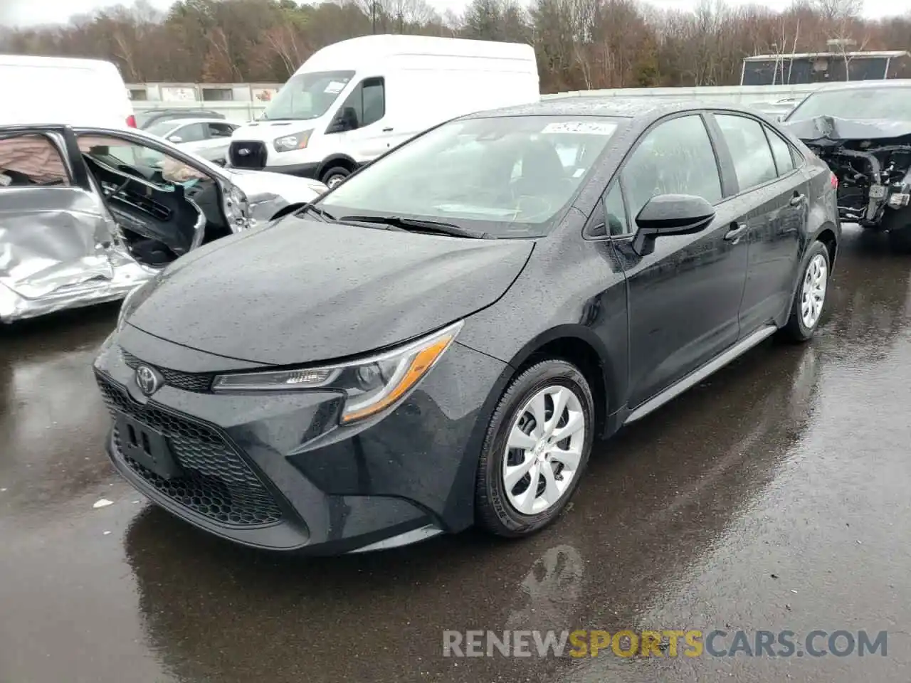 2 Photograph of a damaged car 5YFEPMAE3MP256714 TOYOTA COROLLA 2021