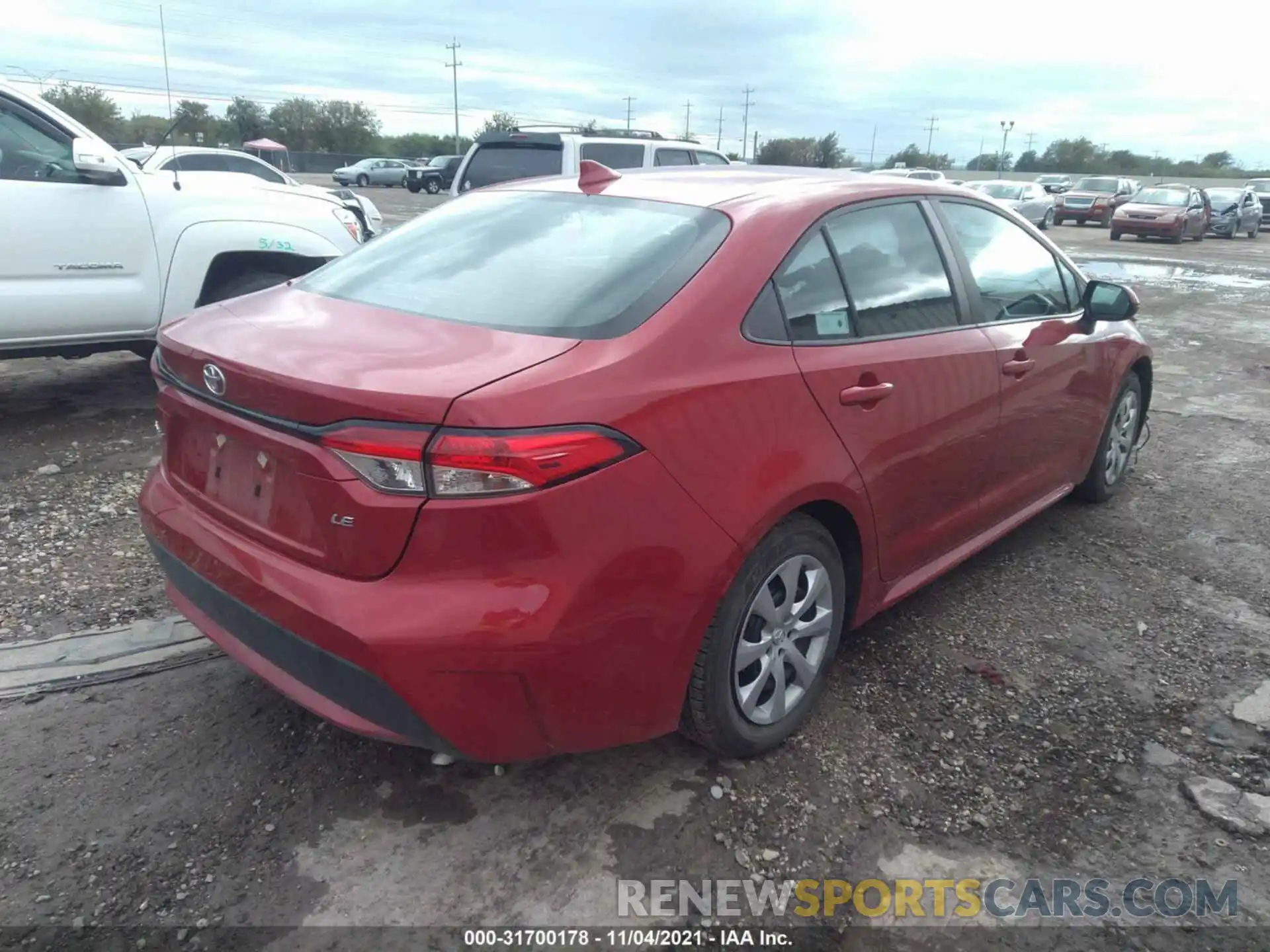 4 Photograph of a damaged car 5YFEPMAE3MP256924 TOYOTA COROLLA 2021