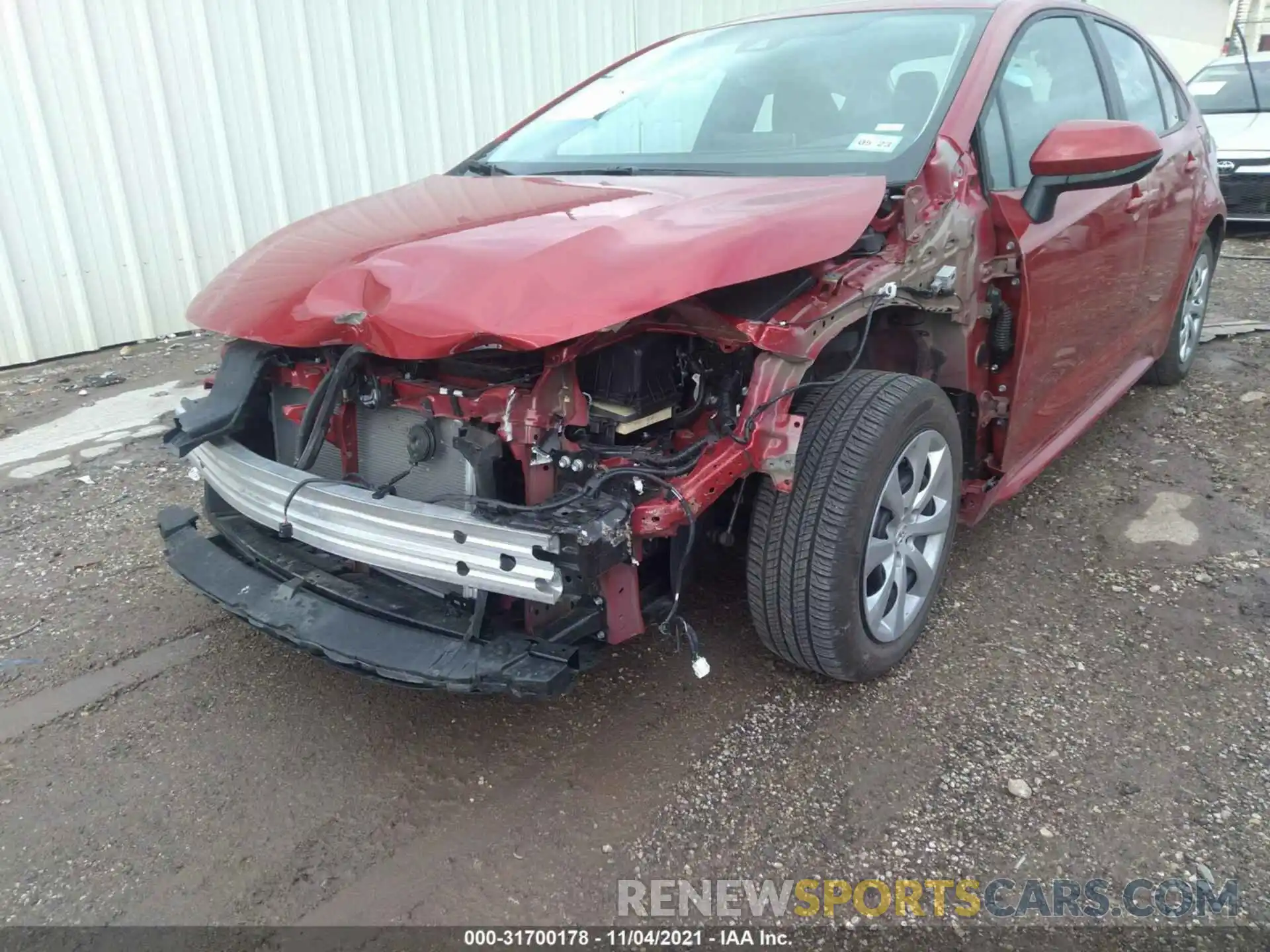 6 Photograph of a damaged car 5YFEPMAE3MP256924 TOYOTA COROLLA 2021