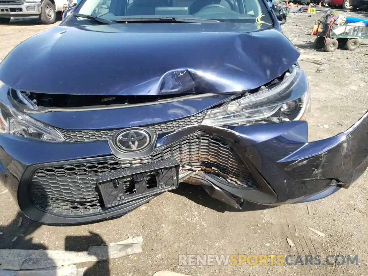 9 Photograph of a damaged car 5YFEPMAE3MP257992 TOYOTA COROLLA 2021