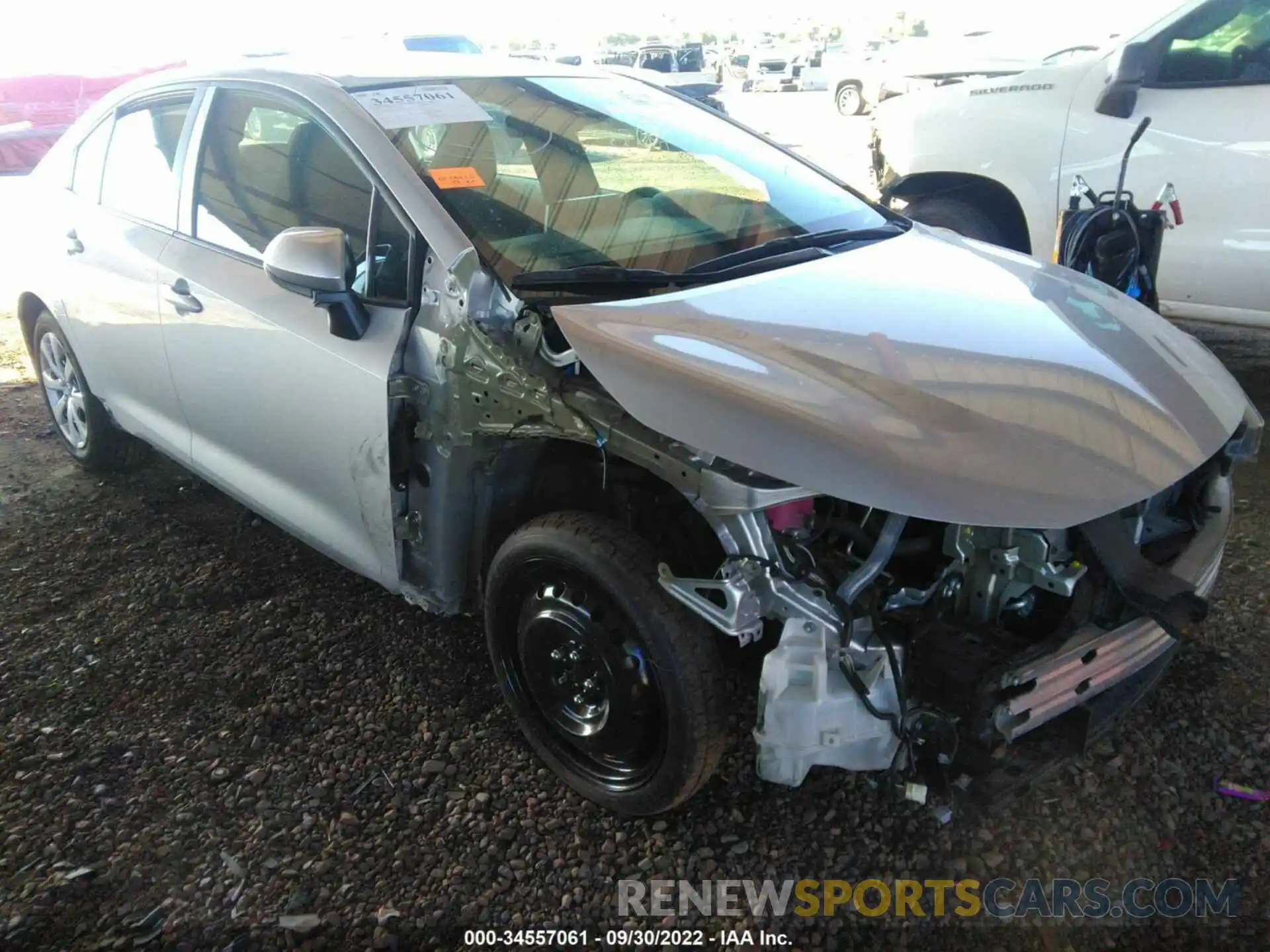 1 Photograph of a damaged car 5YFEPMAE3MP258205 TOYOTA COROLLA 2021