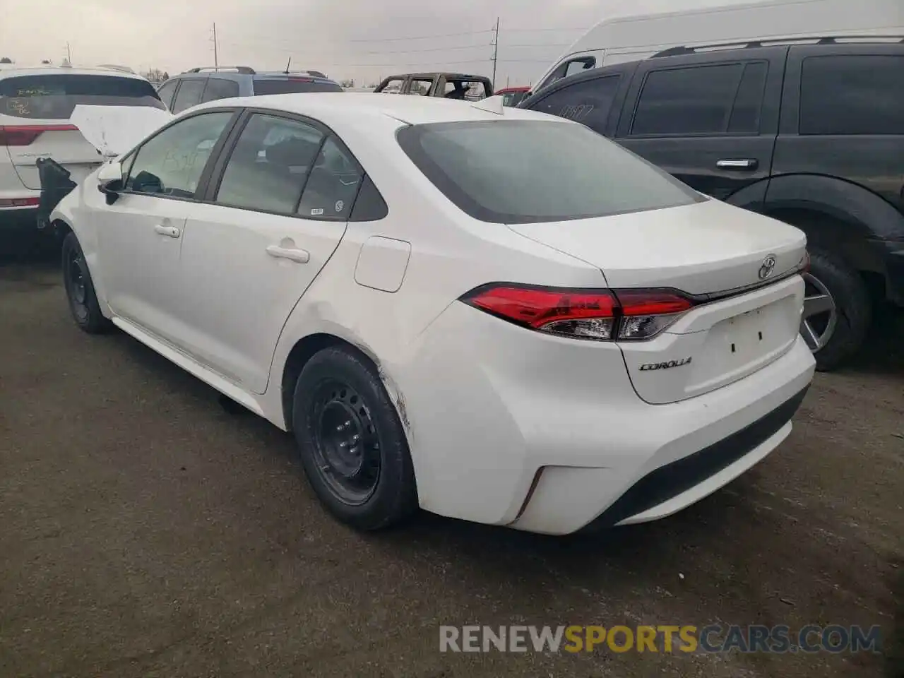 3 Photograph of a damaged car 5YFEPMAE3MP259273 TOYOTA COROLLA 2021